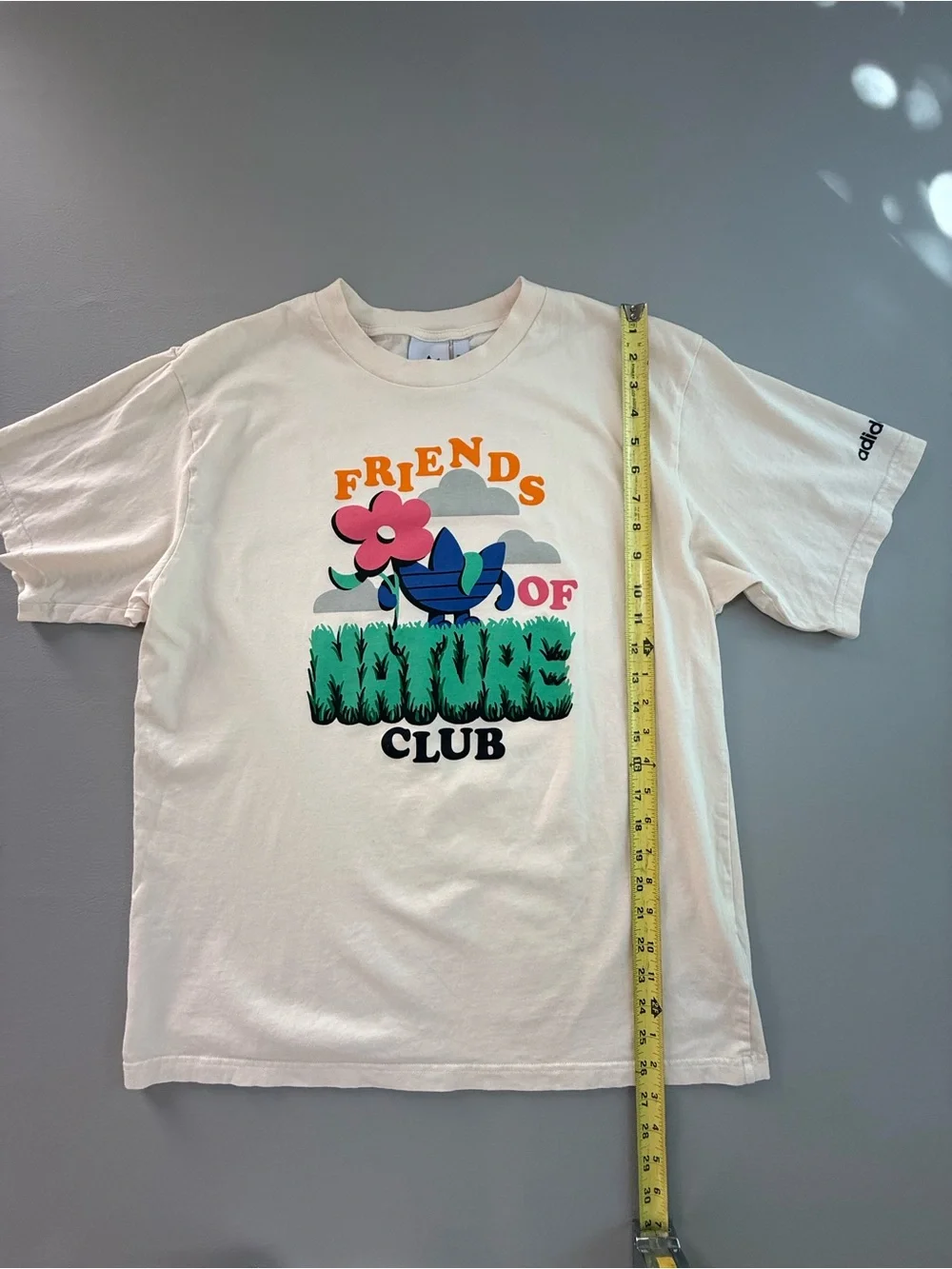 Adidas Friends of Nature Club T-Shirt Streetwear Men’s Large Organic Cotton